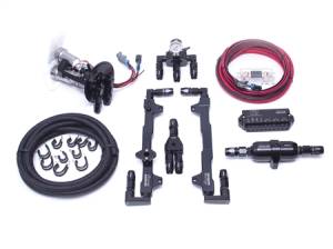 Fore Innovations 2007-2012 Ford Mustang GT500 L4 Dual Pump Return-Style Fuel System - 1200+rwhp on gas (Regulator AFTER Rails)
