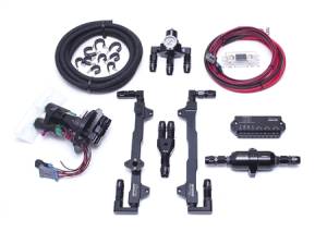 Fore Innovations 2013-2014 Ford Mustang GT500 L4 Dual Pump Return-Style Fuel System - 1200+rwhp on gas (Regulator AFTER Rails)