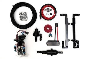Fore Innovations - Fore Innovations 2005-2010 Ford Mustang GT L2 Dual Pump Return-Style Fuel System - 1200+rwhp on gas (Regulator AFTER Rails) - Image 1