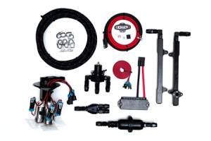 Fore Innovations - Fore Innovations 2005-2010 Ford Mustang GT L4 Triple Pump Return-Style Fuel System - 1800+rwhp on gas (Regulator AFTER Rails) - Image 1
