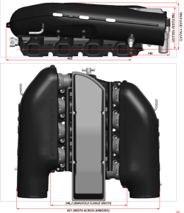 Harrop - Harrop LS3 Hurricane Manifold W/ Electronic 60mm Throttle Bodies - Includes Airbox's & Coil Relocation Kit - Image 6