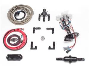 Fore Innovations 99-03 Ford F-150 Short Bed V8 / 99-04 Ford F-150 SVT Lightning L4 Triple Pump Return-Style Fuel System - 1500+rwhp on gas (Regulator AFTER Rails)