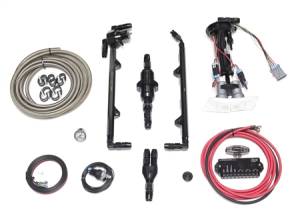 Fore Innovations 2003-2013 Chevy Corvette C5/C6 V8 L4 Dual Pump Return-Style Fuel System - 1200+rwhp on gas (Regulator AFTER Rails)