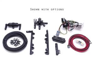 Fore Innovations 2007-2025 Nissan GTR R35 L3 Dual Pump Return-Style Fuel System - 1200+whp on gas (Post-Regulated | Rails Series Feed - Deadhead)