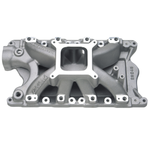 Edelbrock - Edelbrock Super Victor Carb 351W Single Plane Intake Manifold W/ 4150 Flange - Satin Finish (9.5" Deck) - Image 2