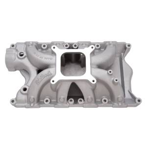 Edelbrock Victor Jr. Carb 351W Single Plane Intake Manifold W/ 4150 Flange - Satin Finish (9.5" Deck)
