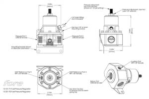 Fore Innovations - Fore Innovation Universal F2i Billet Fuel Pressure Multi-Port Regulator - 25-70psi - Image 5