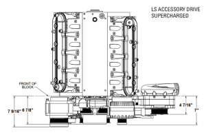 ATI/Procharger - ProCharger LS Chevy Serpentine Accessory Drive Kit With P1R Supercharger Head Unit - Image 6