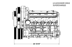 ATI/Procharger - ProCharger Chevy LS Serpentine Accessory Drive Kit With F-1R-103 Supercharger Head Unit - Image 7