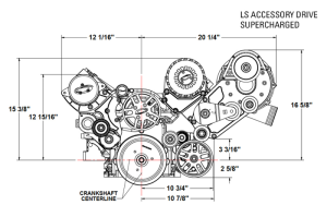 ATI/Procharger - ProCharger Chevy LS Serpentine Accessory Drive Kit With F-1R-103 Supercharger Intercooled Head Unit - Image 5