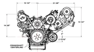 ATI/Procharger - ProCharger LT Chevy Serpentine Accessory Drive Kit With D1X Supercharger Intercooled Head Unit - Dedicated 8-Rib - Image 2