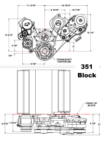 ATI/Procharger - ProCharger SBF Ford Modular 8-Rib Front End Accessory Serpentine Drive Kit With F1R-103 Supercharger Intercooled Head Unit - Image 5