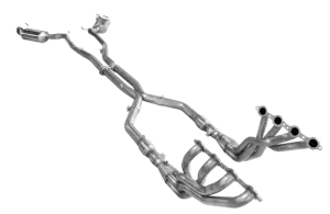 ARH 2010-2015 Chevy Camaro LS3/L99 Long Tube Headers with Catted or Non-Catted X-Pipe & Dual Tip Polished Catback