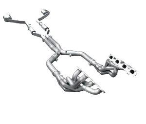 ARH 2018 Dodge Challenger Demon 6.2L 2" x 3-1/2" Race Long Tube Headers & Race X-Pipe with Dual Tip Catback