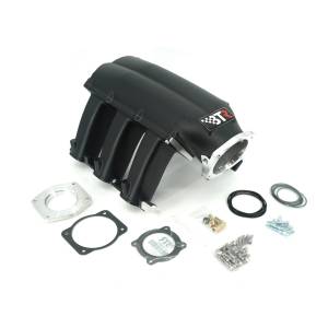 BTR LT LVX V6 Truck Trinity Cast Aluminum Intake Manifold W/O Injector Holes - Black Finish