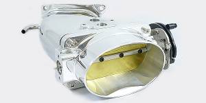 Accufab Racing - Accufab 03-04 Mustang Cobra Oval Billet Throttle Body & Polished Power Inlet - Image 1