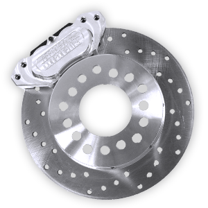 Aerospace Ford 8.8 Rear Drag Disc Brakes 5 Lug w/ C-Clip Elims
