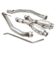 Ford Mustang Bassani SS 2.5" X-pipe For Shorty Headers 94-95 302 With Catalytic Converter